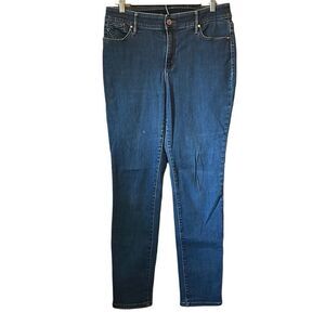 Dark Wash‎ Denim Jeans Classic Style Women's Everyday Wear Casual